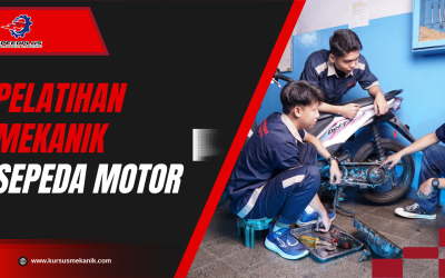 Sekolah Otomotif Sepeda Motor dengan Workshop dan Instruktur